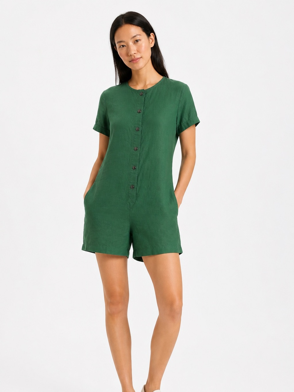 Magic Linen Linen Romper Playsuit